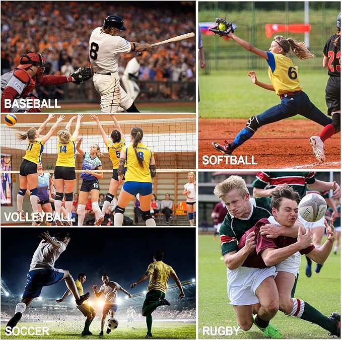 XZQTIVE Baseball Softball Socks and Baseball Softball Belt Combo Set Knee-High Soccer Socks for Kids Youth Adult