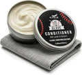 Eagle Leather Glove Conditioner Cream 2pc Set with Conditioning Balm & Cloth – Restore, Soften & Protect Baseball Mitts, Softball Gloves, Football Leather & Sports Gear