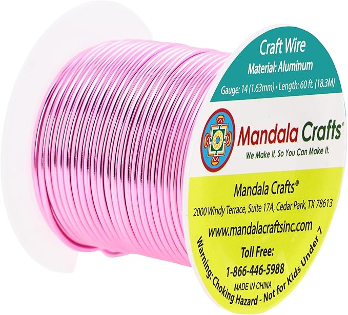 Mandala Crafts 14 Gauge Anodized Aluminum Craft Wire - Image 2