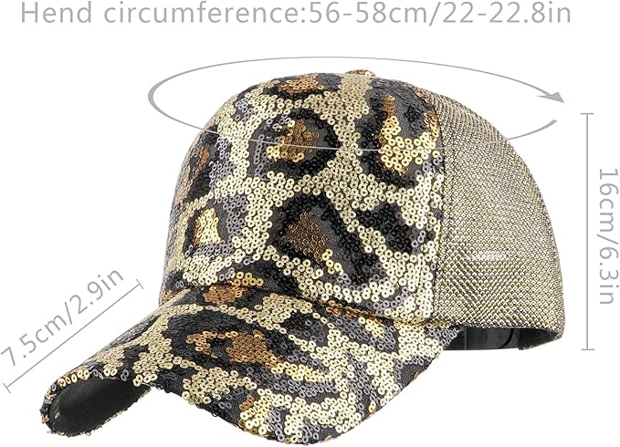Hoce Fashion Rhinestone Denim Baseball Cap Studded Bling Hat for Women