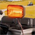 Golf Cart Heater, 36V Electric Battery Operated Heater for Golf Cart Accessories, 400W Safe & Quiet Carbon Fiber Heating, Compatible with Club Car/Yamaha/EZGO