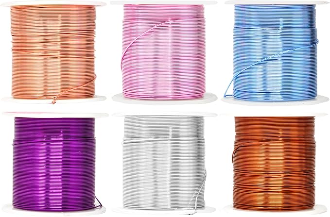 Mandala Crafts 22 Gauge Anodized Aluminum Craft Wire by MandalaCrafts