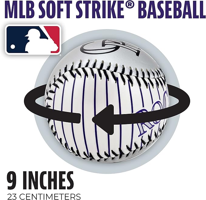 Franklin Sports MLB Team Soft Baseballs - Team Logo - Fan Shop Toy Baseball for Kids - Decoration for Desks and Office