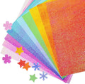 UCEC 50 Sheet Shiny Origami Paper 10 Colors Square Iridescent Origami Paper by UCEC