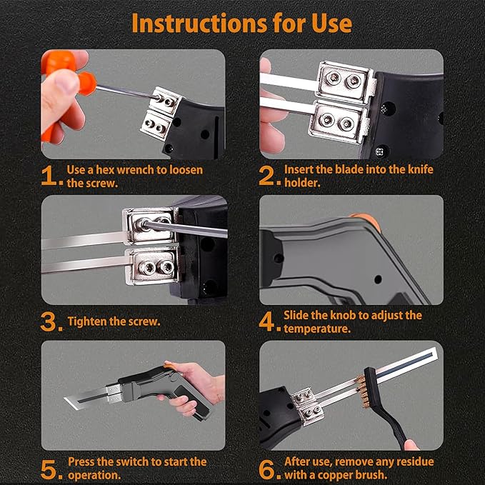 Foam Cutter Electric Hot Knife, Foam Cutting Tool Kit, 300W Styrofoam Cutting - Image 7