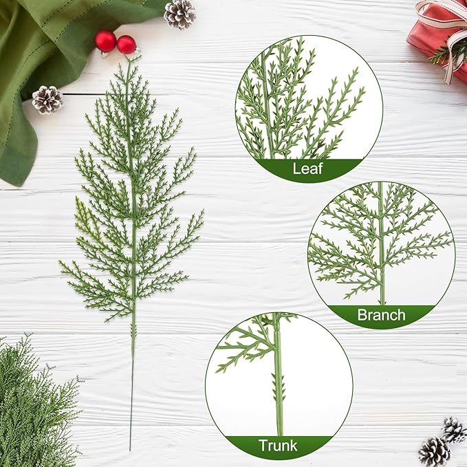 Hananona 120 Pcs Artificial Faux Greenery Sprigs and Twigs - Image 3
