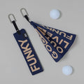 ANDGOLF Pleats Ball Towel, Use to Wash My Ball and Club, Best Choice for Golf Gifts, Embroidered Golf Towels, Clip for Bags/Pants/Skirts, Durable Elastic Band, Colorful Fashion Golf Item