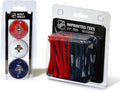 Team Golf NHL Philadelphia Flyers 3 Golf Balls and 50 Golf Tees Logo Imprinted Golf Balls (3 Count) & 2-3/4" Regulation Golf Tees (50 Count), Multi Colored