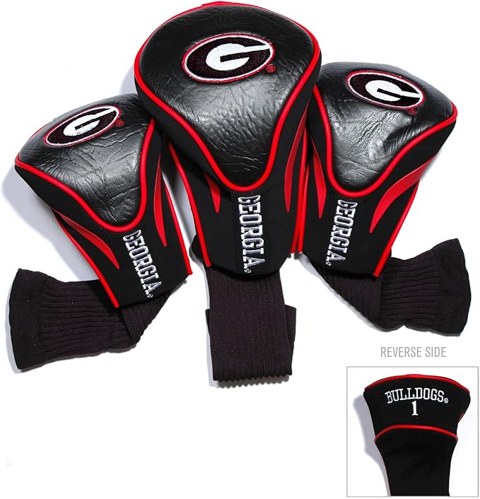 Team Golf NCAA Florida Gators Contour Golf Club Headcovers (3 Count) Numbered 1, 3, & X, Fits Oversized Drivers, Utility, Rescue & Fairway Clubs, Velour Lined for Extra Club Protection