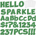 237 Pcs Glitter Bulletin Board Letters, Numbers and Punctuation, Poster Board by xiheer
