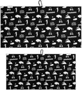 Pin Hunters Colorado-Themed Microfiber Golf Towel | Premium Waffle Towel with Clip | Large 31"×15.5" Towel for Golf Bags | Accessories for Men | Fun Gift for Husband | USA Pride