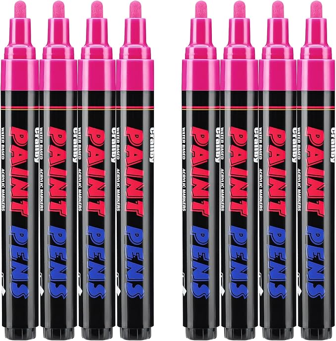 Pink Paint Pens Paint Markers by Craiiby
