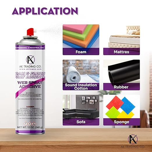 AK TRADING CO. Professional Quality Multipurpose Spray Adhesive - Image 5