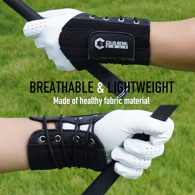 GAIARENA Golf Wrist Training Aid Wrist Hinge Trainer Brace, Effective Golf Swing Training Equipment to Correct Wrist Angle Swing Posture & Develop Muscle Memory for Beginner Golfers【Patent Pending】
