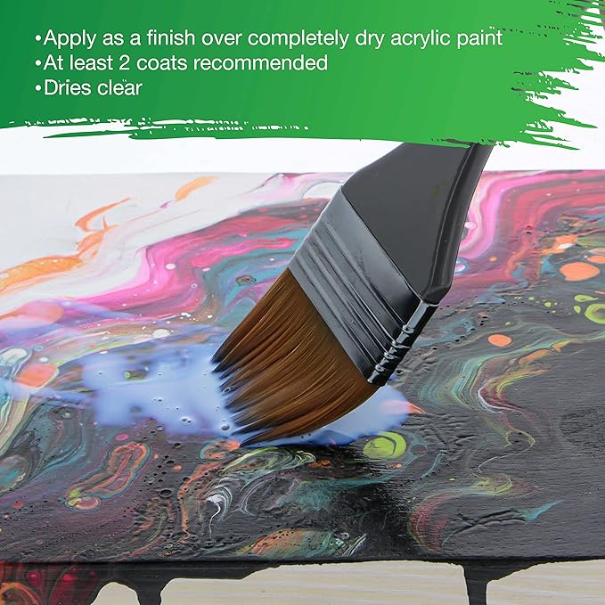 U.S. Art Supply 16 oz High Gloss Varnish - Image 3