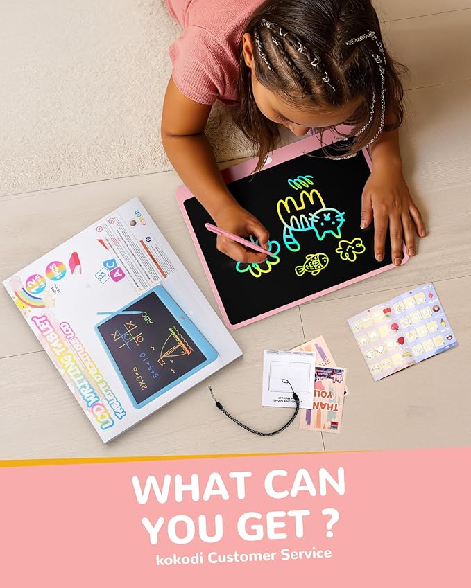 KOKODI LCD Writing Tablet, 16 Inch Colorful Toddler Doodle Board Drawing Tablet - Image 7