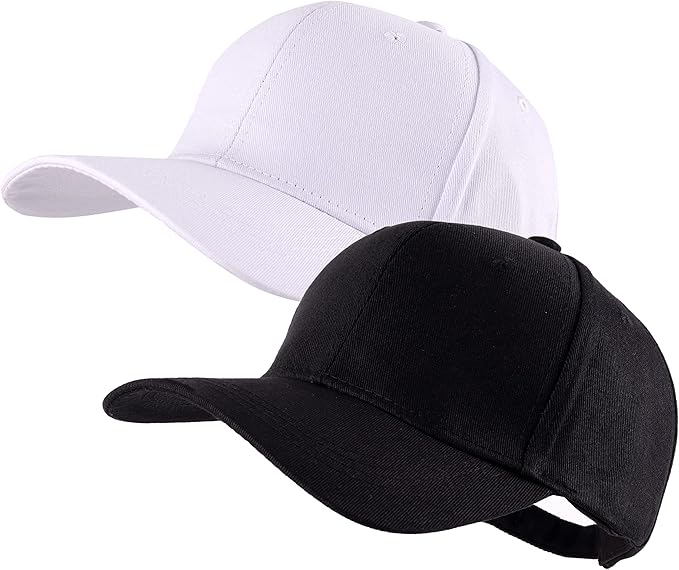LANGZHEN Unisex Baseball Cap 100% Cotton Fits Men Women Washed Denim Adjustable Dad Hat