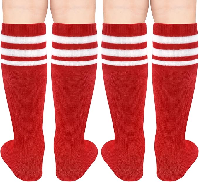 Olreco Toddler Soccer Socks Kids Baseball Socks Youth Softball Sock for Girls Boys Football Sock Boys Athletic Accessories