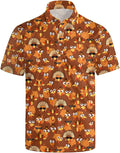 Mens Golf Shirts Golf Polo Shirts for Men Short Sleeve Polo Shirts Golf Gifts