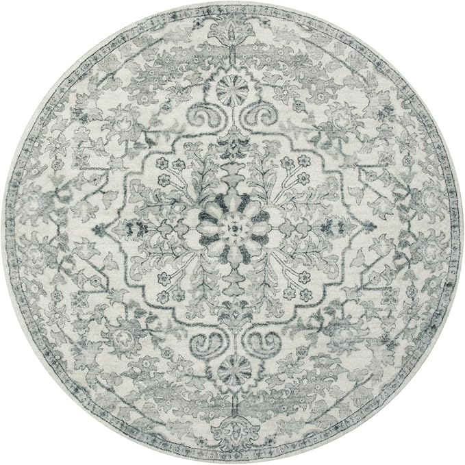 Lahome Bohemian Round Area Rugs, Washable Small Round Rug 3ft Soft Non-Slip - Image 9