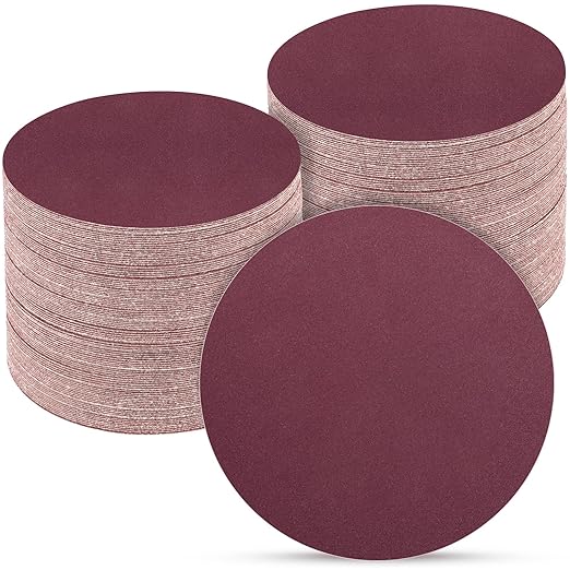 5 Inch 100 PCS Sanding Disc 1200 Grit, Hook and Loop Sanding Discs by POTUINOM