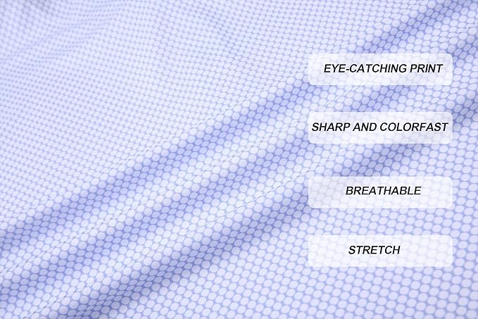 Damipow Premium Golf Shirts for Men Dry Fit Performance Polo Short Sleeve Collared Shirt