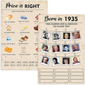 90 th Birthday Party Games, Born in 1935 Games Bundle, Birthday Party Supplies by QUPT