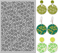 Arbuya Flowers Polymer Clay Texture Mat by Arbuya
