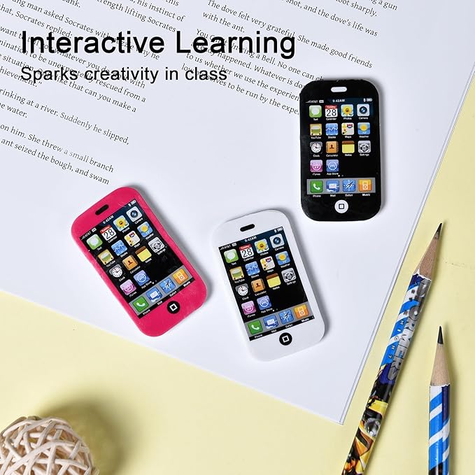 HILAZA 20 Mini Cool Phone Erasers - Image 3