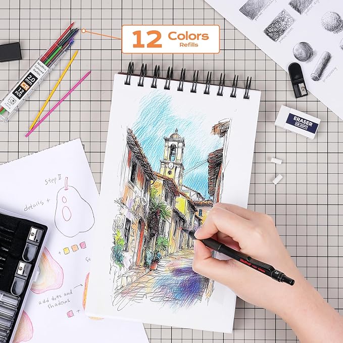 Nicpro 22PCS Art Mechanical Pencil Set - Image 5