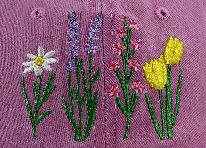 Gardening Hat for Women, Funny Adjustable Cotton Flower Plant Baseball Cap