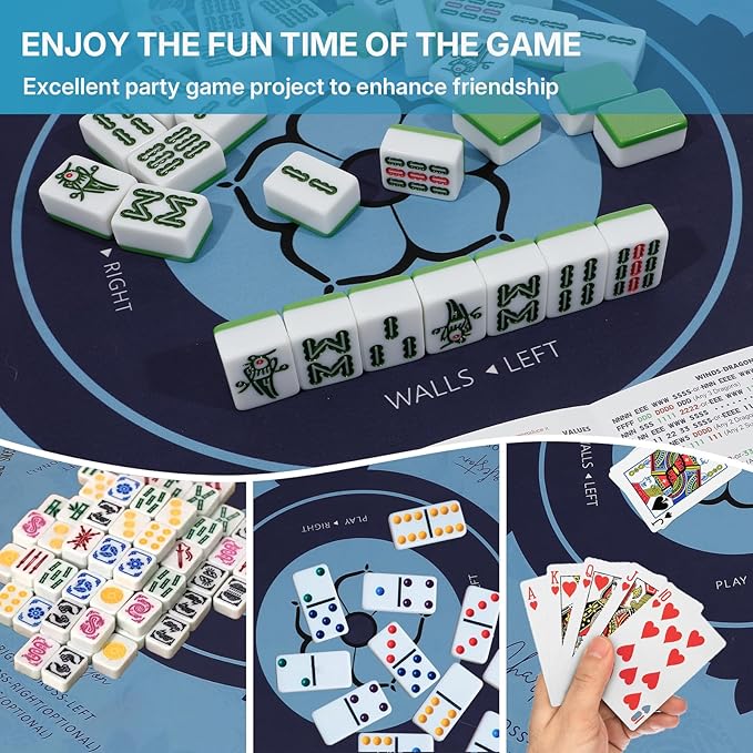 Mahjong Mat, Mahjong Mat for Table, Comes - Image 5