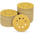 100PCS 5 Inch 8 Hole Sanding Discs 100 Grit by POTUINOM