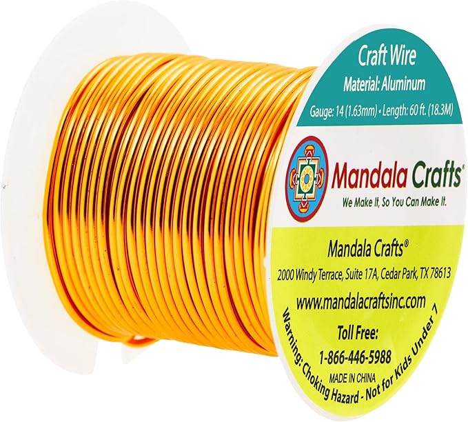 Mandala Crafts 14 Gauge Anodized Aluminum Craft Wire - Image 2