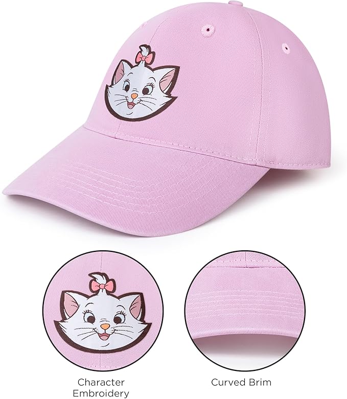 Disney Adult Baseball Cap, The Aristocats, Marie Adjustable Dad Hat