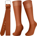 Zhanmai Baseball Belt and Socks Combo, Adjustable Elastic Belt and Softball Socks, Multiple Sizes for Youth Boys Girls, Adult