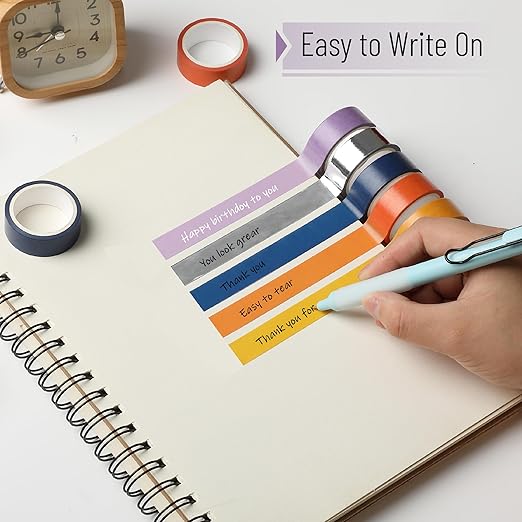 Mr. Pen- Washi Tape Set, 10 Rolls, Autumnal Reverie, Decorative Tape, Washi - Image 3