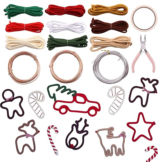 BoFUN Wire Craft Kit for Adults, Teens Christmas DIY Wire Art Crafts Set for by BoFUN