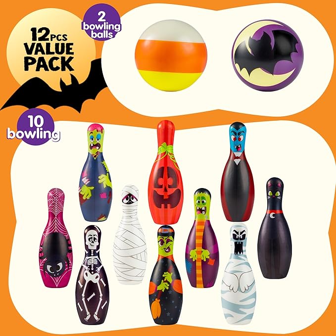 JOYIN Halloween Foam Bowling Set - Image 2