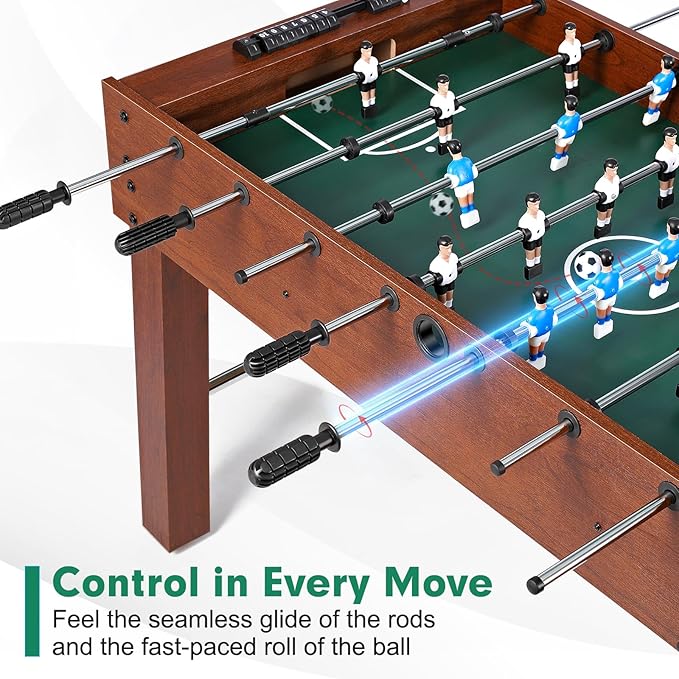 Foosball Table 48in, Competition-Sized Game Table - Image 4