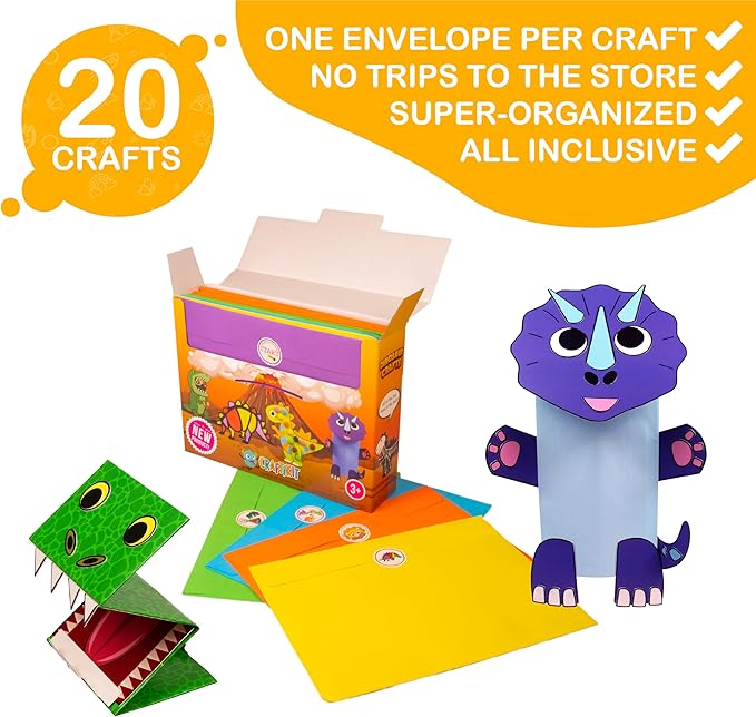 Craftikit® 20 Award-Winning Dinosaur Crafts - Image 3