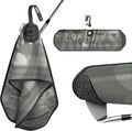 BUNX Best Golf Towel - Sponge Infused Club Scrub Pad with Quick Release Magnetic Tablet - Patent Pending Premium Golf Accessories - Microfiber Club Cleaner (THE Legend)