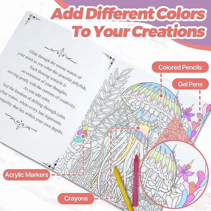 CONDA Coloring Book, 7.1 x 8.5 inches, 2 Books - Image 4