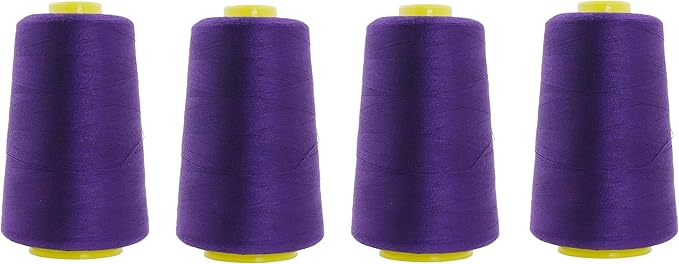 Mandala Crafts 4 Pack of Serger Threads Cones Spools by MandalaCrafts