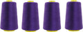 Mandala Crafts 4 Pack of Serger Threads Cones Spools by MandalaCrafts