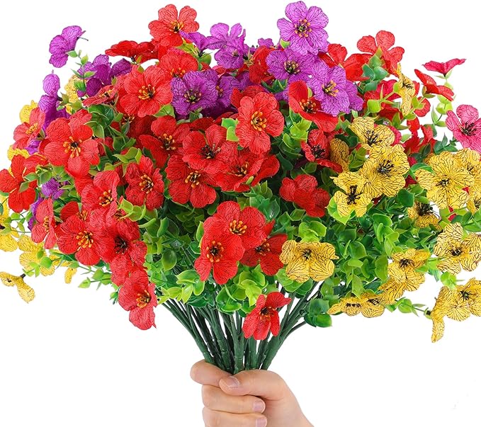 Hananona 2 Set Artificial Outdoor Flowers - Image 8