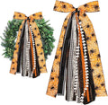 Large Halloween Ribbon Bow for Wreath by Unknown