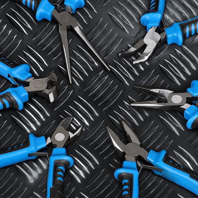 COMOWARE 6-Piece Mini Pliers Set, Bent & Cutting Tips - Image 9