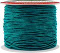 Mandala Crafts 1mm 109 Yards Teal Cotton Waxed Cord by MandalaCrafts