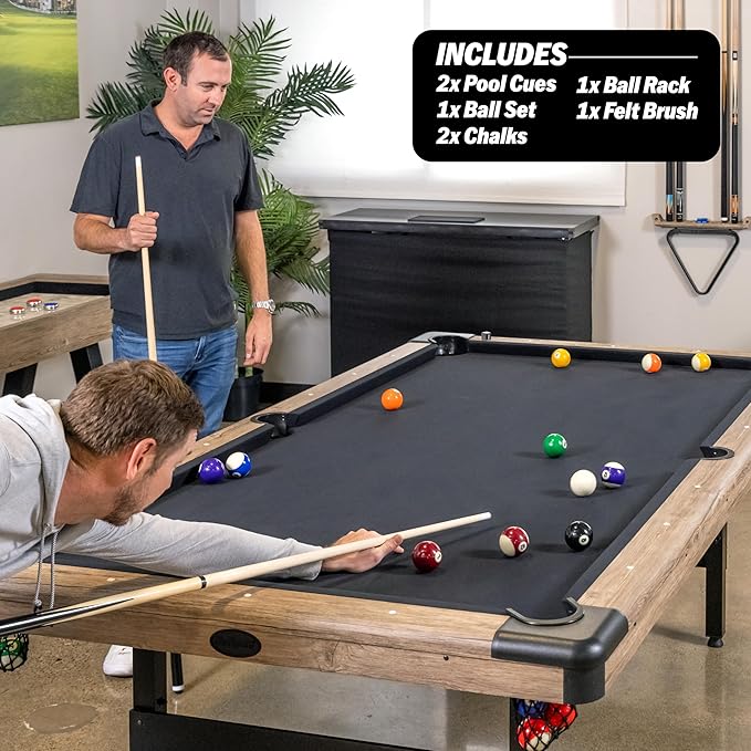 GoSports 6, or 8 ft Billiards Tables - Image 5